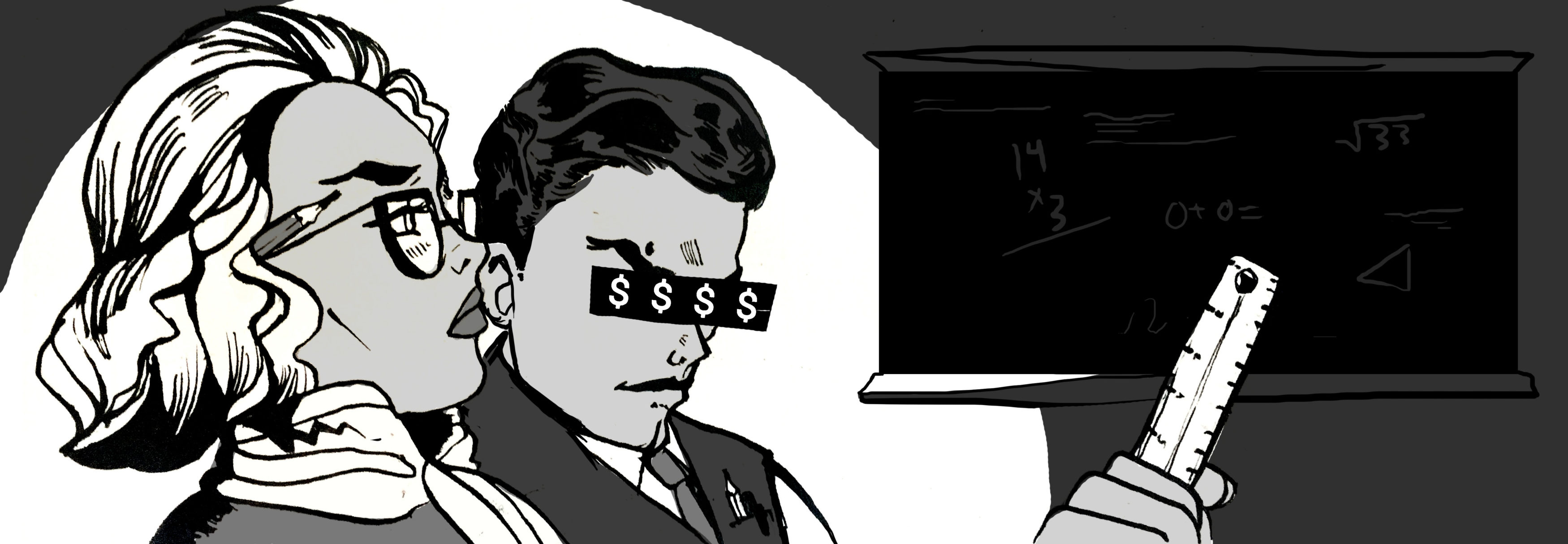 gender wage gap illustration