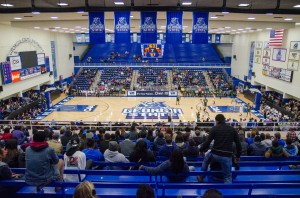 The GSU Sports Arena is home to the men's and women's basketball teams, volleyball team and future home of the sand volleyball team. Patrick Duffy | THE SIGNAL.