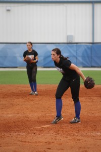 Katie Worley on the mound during a fall 2012 game. Photo courtesy of Georgia State Athletics. 