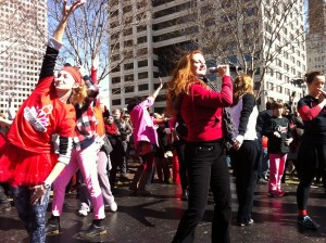  Ashia Gallo | The Signal   One Billion Rising organizes a flash mob to raise awareness about violence against women.