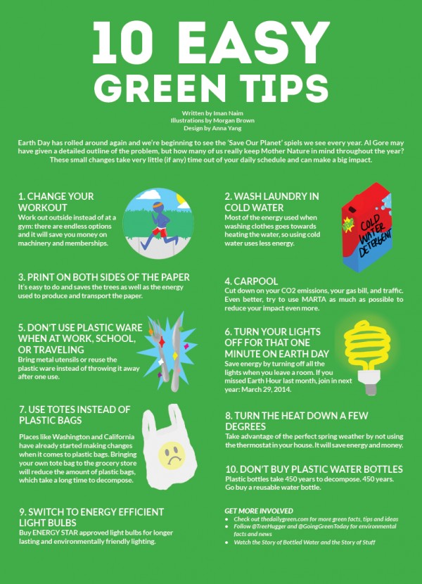 10 Easy Green Tips