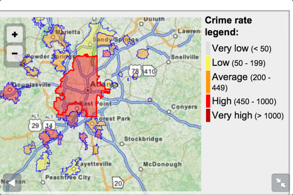 Data provided by: http://www.city-data.com/crime/crime-Atlanta-Georgia.html