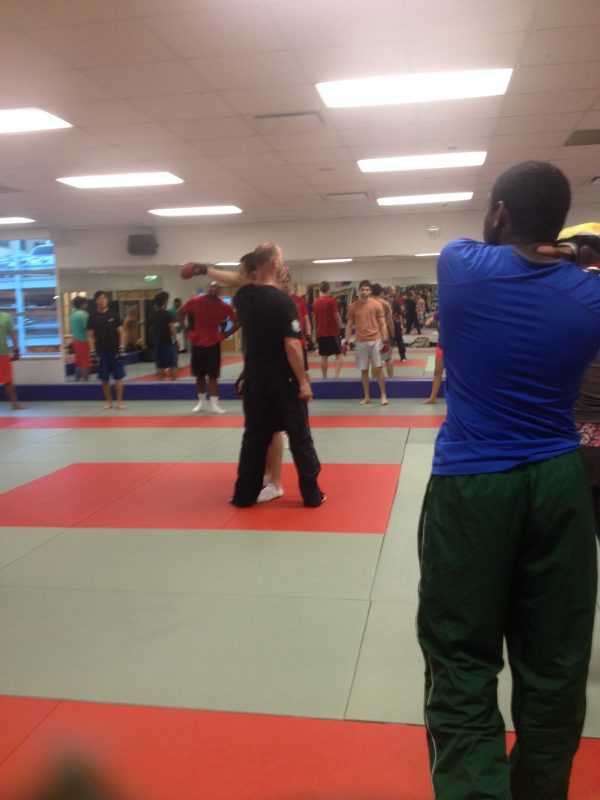 Students get a hands on experience with Mixed Martial Arts.