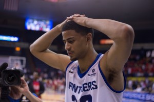 Photo by Chris Shattuck Senior Manny Atkins' season was cut short as the Panthers were eliminated early in the NIT.