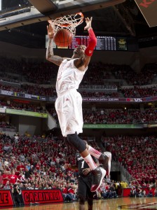 Photo Courtesy: Louisville Athletics Kevin Ware committed to Georgia State during his visit with Coach Ron Hunter.