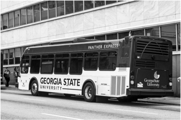 The new buses have many new features that improve the transportation around campus.