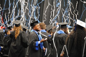 Graduating students at the Georgia Dome