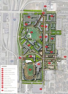 Photo Courtesy: Georgia State University & Carter Georgia State and Carter's plans on how to develop Turner Field.
