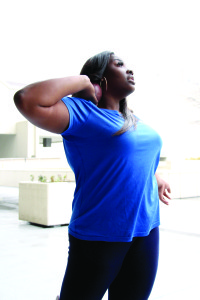 LaPorscha Wells, sophomore, recently set the school record in the weight throw for Georgia State’s Track and Field team. Photo by Ralph Hernandez  | The Signal