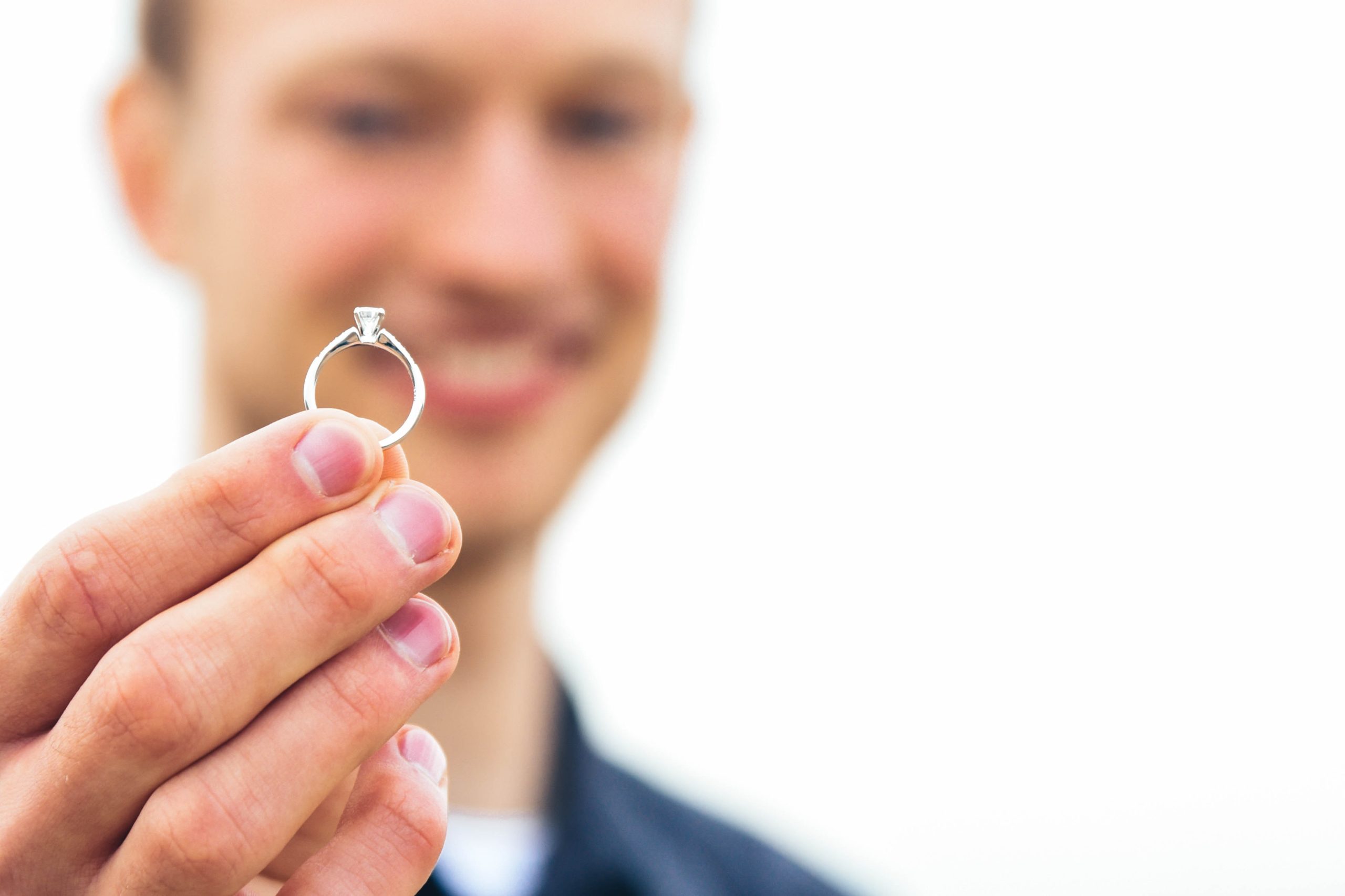 Men wear store engagement ring