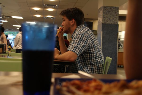 A student has his meal at Piedmont North dining hall. PHOTO BY RALPH HERNANDEZ | THE SIGNAL