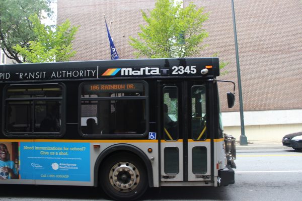 Partnering with Uber, Wi-Fi is now available on all MARTA buses.  Photo by Jade Johnson | The Signal 