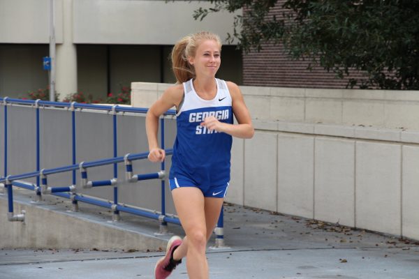 South Carolina graduate runner brings experience to Georgia State. Photo by Ralph Hernandez | The Signal 