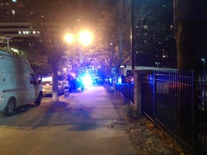 Two people were shot outside Piedmont North on the evening of March 21. Photo by Sean Keenan | The Signal