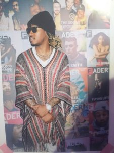 The event took place at the Elevator Factory. On one of the walls there was a photo of music artist Future, taken by photographer Gunner Stahl.