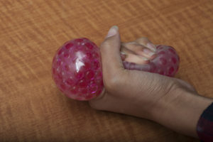 Homemade stress balls are great for relieving that test time anxiety.  Photo by Dylan Jones | The Signal  