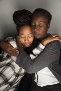 Co-Owner and Founder of A Southern Touch Shayla Tumbling uses touch and cuddling as a therapeutic tool. This type of therapy can help those who suffer with depression or to improve connections with others among other benefits.  Photo Illustration by Jade Johnson | The Signal 