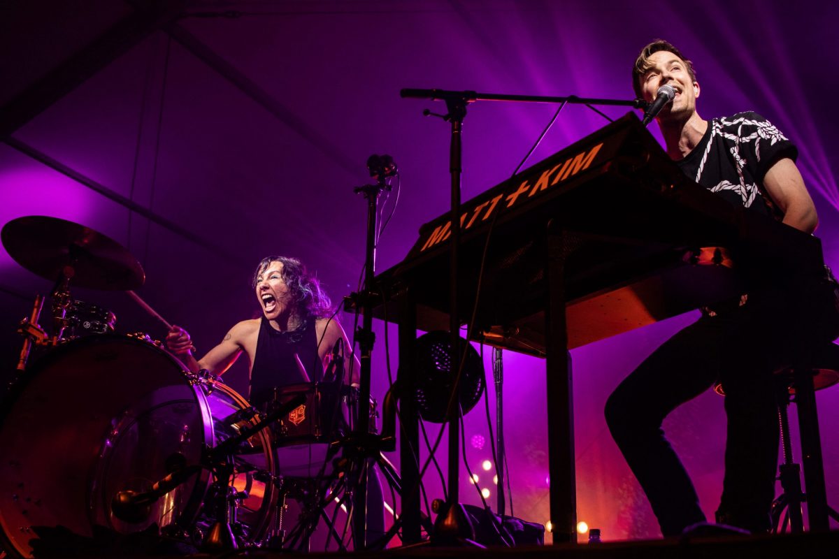 Matt and Kim perform on day two of Shaky Knees Festival 2018.
Photo by Vanessa Johnson | The Signal