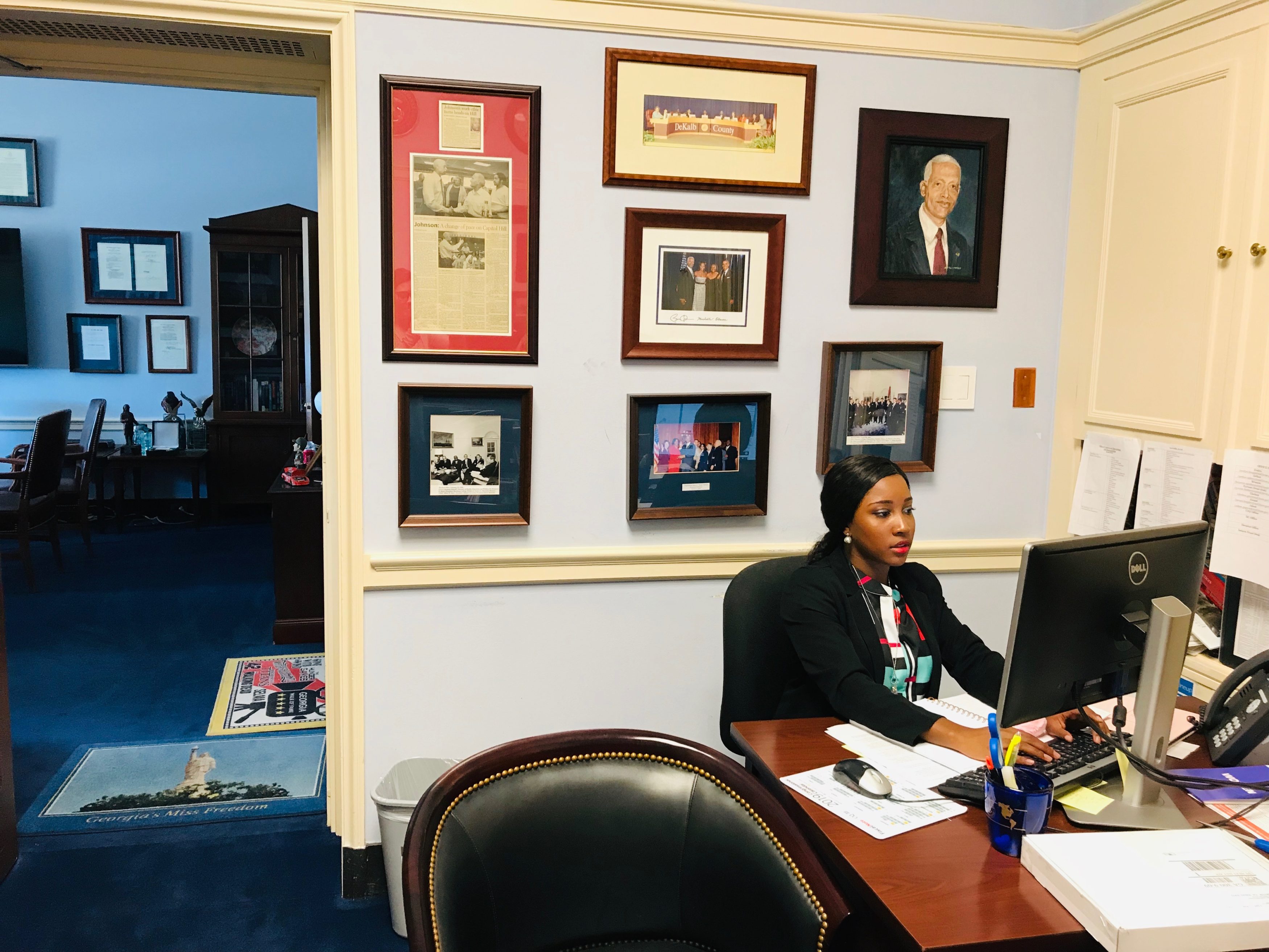 Shay'na and Capitol Interns