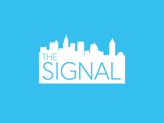 The Signal logo on a light blue background