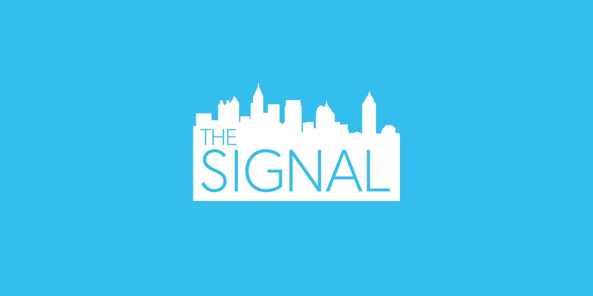 The Signal logo on a light blue background