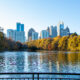 A view over Lake Clara Meer at Piedmont Park, Midtown Atlanta. Photo by Trent Legaspi | The Signal