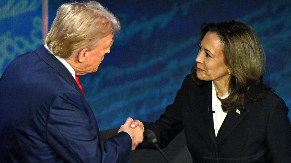 Kamala Harris Vs Donald Trump 2024 Debate Olwen Glennis